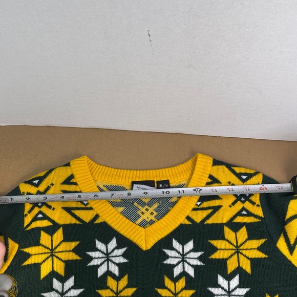 Green Bay Packers Christmas Winter Sweater, Official NFL Womens sz M fits Small - Picture 12 of 15